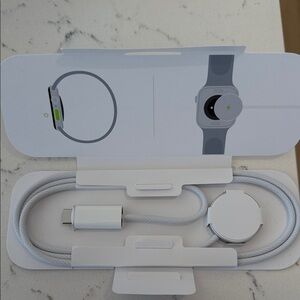 Apple Minimalist White Charging cord for smart watch